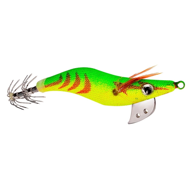 Ohmyroo Simulation Squid Fishing Lure 4 Inch Sinking Soft Bait With Weighted Needle Hook For Sea Angling