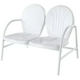 thumbnail image 3 of GRIFFITH METAL LOVESEAT IN WHITE FINISH, 3 of 3