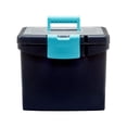 thumbnail image 4 of Archivador portátil Storex con tapa de almacenamiento de suministros XL con cierre, 4 of 8