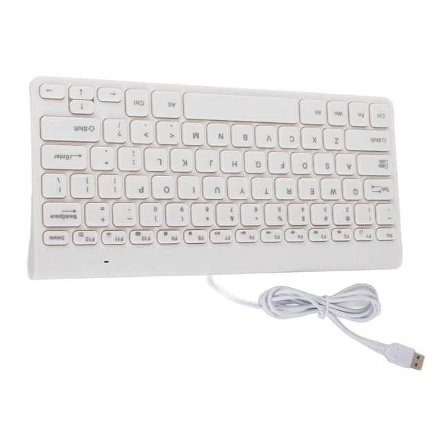 Mini Wired Keyboard Mouse Set, Compact Design, Ultra Thin with Cable, Plug and Play for PC Laptop