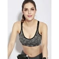 thumbnail image 3 of SAYFUT Women's Adjustable Back Padded Sports Bra Seamless Mesh Racerback Middle Impact, 3 of 7