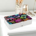 thumbnail image 6 of Graffiti PU Leather Jewelry Box Display Case with Removable Compartment and Bracelet Holder - Portable Storage Container, 6 of 6