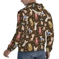 thumbnail image 3 of Hoodies for Men - Artsy Cute Painted Cats Long Sleeve Comfrt Men'S Fashion Hoodies & Sweatshirts, Sweatshirts for Men Hoodies Pullover Clothing Clothes with Pouch, 3 of 7