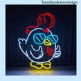 thumbnail image 4 of Handmadetneonsign Cute Chicken Neon Sign, Baby Chicken Wall Art Decor, Chicken House Wall Decor 037611, 4 of 5