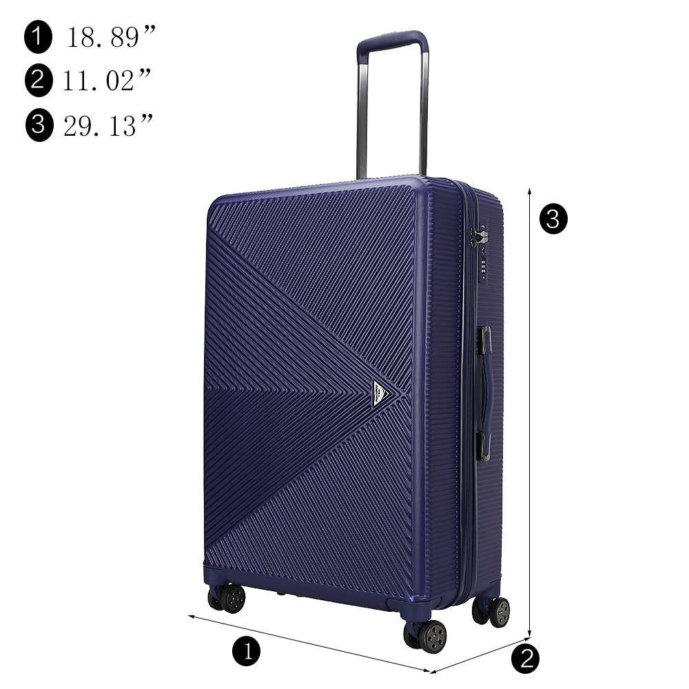 MKF collection Felicity Extra Large Luggage –TSA Lock-Fashion