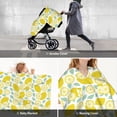 thumbnail image 6 of Car Seat Cover Baby - Cute Lemon Light Green Leaves Breathable Infant Car Seat Cover for Baby Carseat, Lightweight Comfort Baby Essentials Must Haves Newborn Stuff for Girl Boy, 6 of 7