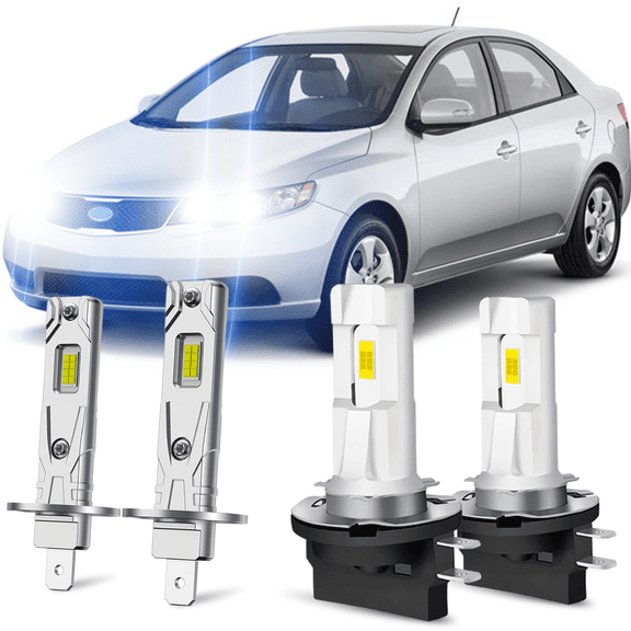 Fits 2010-2013 Kia Forte LED Headlight Bulb H1 H11B High & Low Beam Replacement Kit