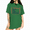 Green, variant on Women's Unrushed Heart Seaside Tide Print Ocean Wave Abundant Divine Love Spiritual Saying Graphic Short Sleeve Crewneck white Tops