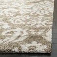 thumbnail image 4 of SAFAVIEH Florida Desmond Damask Shag Area Rug, Beige/Cream, 2'3" x 4', 4 of 6