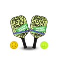 thumbnail image 1 of Full Carbon Fiber Pickleball 2 Paddle With Paddle Cover & 2 Ball, Sweat - Resistant Comfort Grip & Durable Edge Guard, 1 of 5