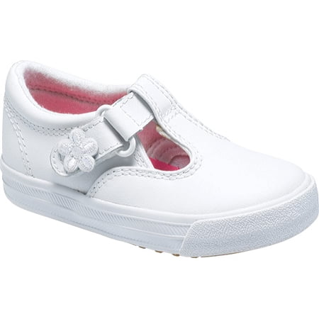 

Keds Daphne T-Strap Leather Sneaker Little Kid White