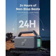 Soundcore Boom 2 By Anker, Outdoor Speaker, 80W, Subwoofer, 24H Playtime, IPX7 Waterproof, Floatable, RGB Lights, Blue
