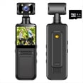 thumbnail image 1 of Cámara de Acción de Bolsillo 4K, Videocámara Deportiva HD con Rotación de 180°, Minicámara Wifi, Cámara Deportiva Portátil de 128 GB., 1 of 5