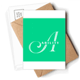 thumbnail image 1 of Ability Able Letters Art Deco  Fashion Postcards Envelopes Blank Note Cards Mailing, 1 of 4