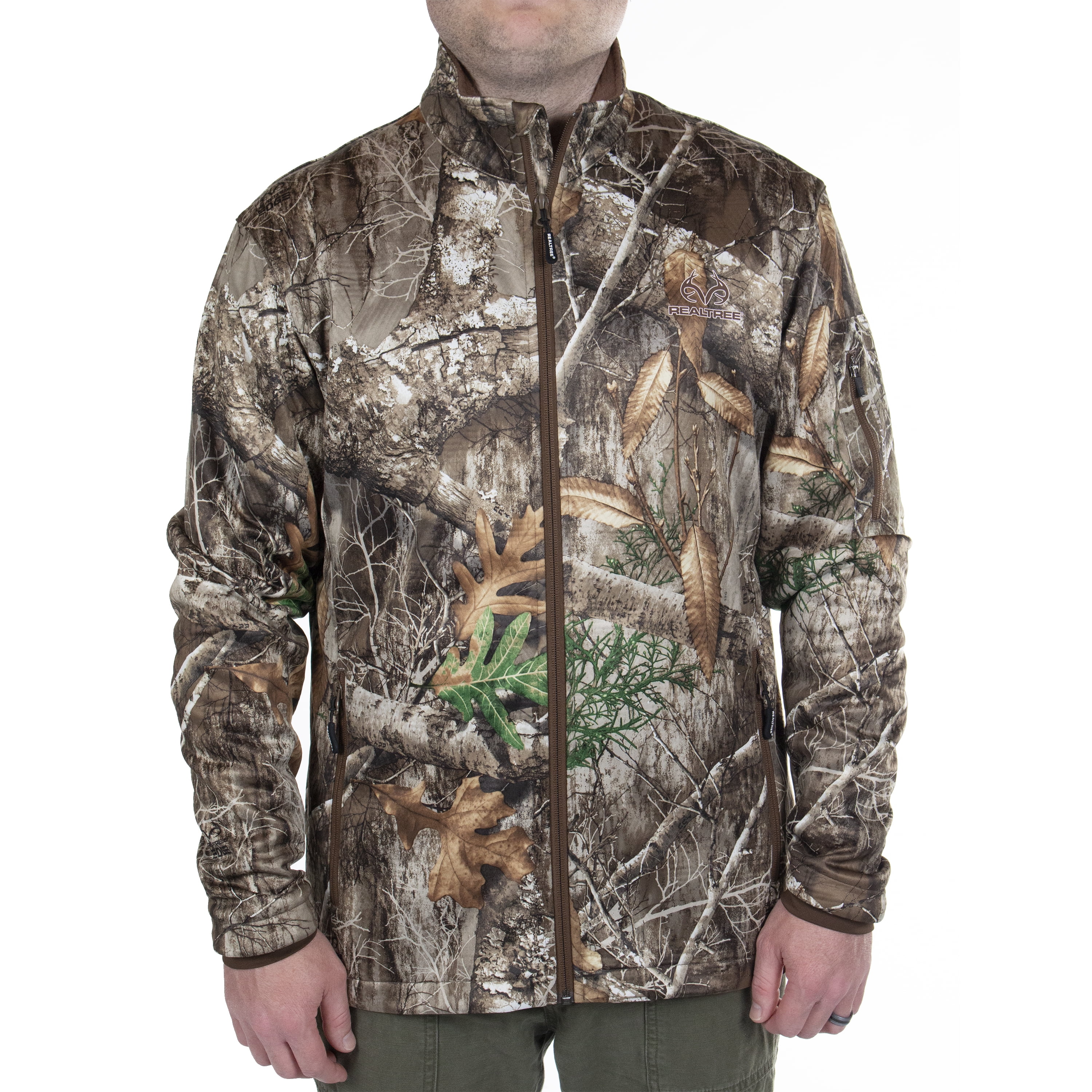 Realtree Men's Tech Hunting Jacket, Realtree Edge, Size Large - Walmart.com