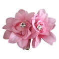 thumbnail image 2 of Limei 2PCS Sweet Flower Hair Claws Beauty Ribbon Bow Hair Clips Headwear Hair Jewelry for Women Accessories, 2 of 7