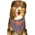 thumbnail image 5 of Dog Bandanas, Lavender Flowers Apricot Adjustable Dog Scarf Triangle Bib Handkerchief Accessories for Small Medium Large Dogs, Cats, Pets, 5 of 6