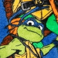 thumbnail image 4 of Paramount Nickelodeon TMNT Mutant Mayhem Leonardo Nogginz Pillow Travel Throw Set, 100% Microfiber, 4 of 12