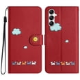thumbnail image 3 of S24 Kawaii Cat Phone Case for Funda Samsung Galaxy S23 Ultra S24 S22 Plus S21 FE S20 Note 20 10 Cases Leather Wallet Flip Cover, 3 of 5