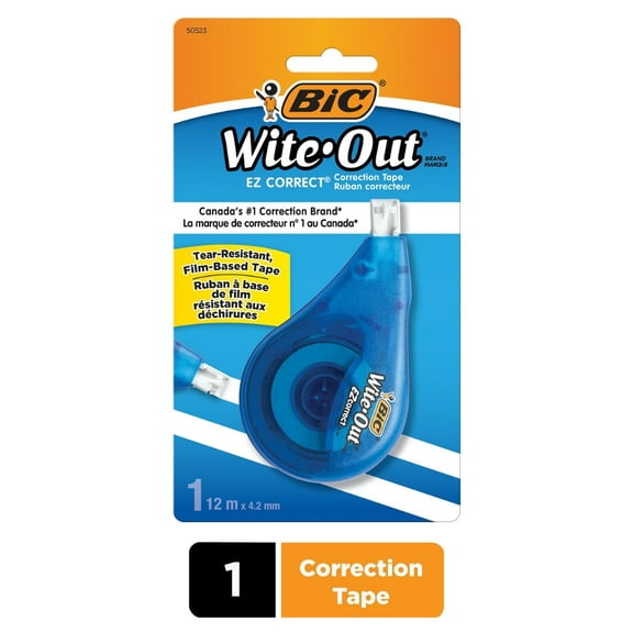 BIC Wite Out EZ Correct Correction Tape, 1 ct (Package May Vary)