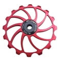 thumbnail image 1 of Polea de rodillo guía Sunnimix para bicicleta de ciclismo rojo, 1 of 7