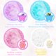 thumbnail image 4 of Bath Foot Bombs Lanwexy, paquete de 16 unidades con sal de baño y aceite de árbol de té, 4 of 7