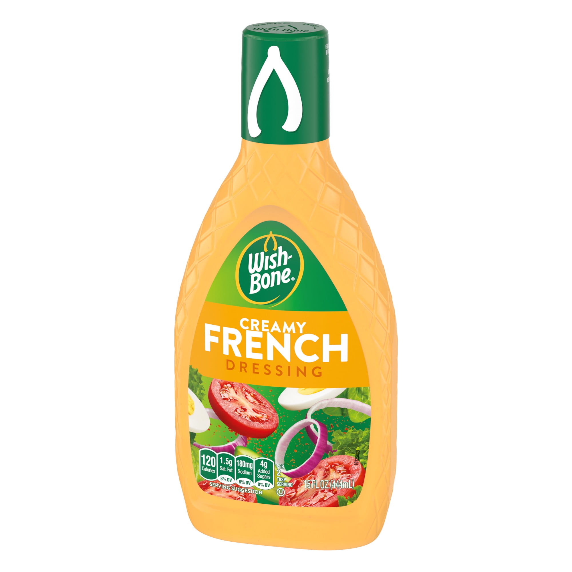 (4 pack) Wish-Bone Creamy French Salad Dressing, 15 fl oz