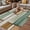 Brown, Green, variant on Brown Blue Vintage Outdoor Rug for Patio/Deck/Porch, Non-Slip Large Area Rug 4 x 6 Ft, Retro Farmhouse Elegant Pastoral Indoor Outdoor Rugs Washable Area Rugs, Reversible Camping Rug Carpet Runner