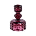 thumbnail image 2 of Glass Decorative Candlestick 3.94In Secure Candle Holding Design Room Highlight Feature Versatile Indoor Placement Ornament for Living Room Dining Room Table Centerpiece Bookshelf Kitchen Space Decor, 2 of 6