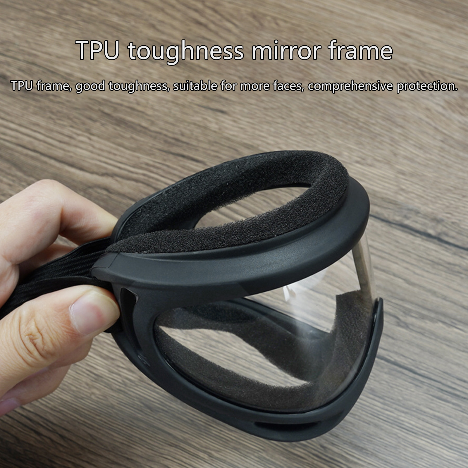 Shatterproof Safety Glasses Impacts Resistant Goggles UV400 Protective Eyewear For Skiing Motorcross Airsoft Enthusiasts