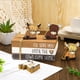 thumbnail image 4 of Bandeja escalonada decorativa para libros de madera de vaca de Whaline Highland, 4 of 7