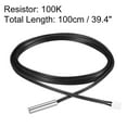 thumbnail image 2 of Unique Bargains Sonde Thermistrale 100K NTC Capteur de Température et Température 39,4 Pouces pour Climatiseur, 2 of 3