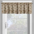 thumbnail image 4 of Ambesonne Vintage Valance & Curtain, Sketchy Gerbera Daisies, 55"x24", Tan Orange Marigold, 4 of 6