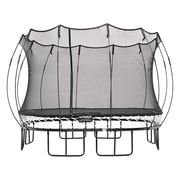 Springfree Trampoline Square 11 Foot Trampoline & FlexrHoop Basketball Game