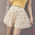 thumbnail image 2 of Robes Nye pour Femmes Mode Grande Taille Décontractée Ample Imprimé Short Jupes en Chiffon Été, 2 of 6
