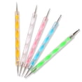 thumbnail image 2 of FunieNovice Manicure Tool 3D Nail File Art Drawing Pen Polishing Block Brush Kit, 2 of 6