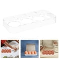 thumbnail image 4 of BRIGHTFUFU Refrigerador Bandeja de huevos Caja de almacenamiento de huevos práctica Contenedor de almacenamiento de huevos para el hogar, 4 of 7