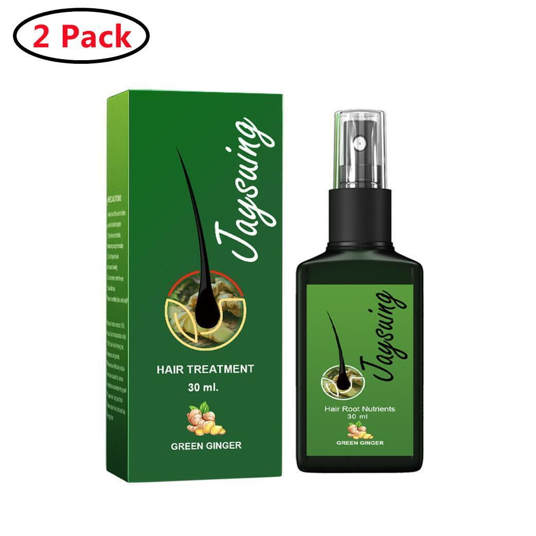 2 Pack Ginseng Hair Regrowth Serum Spray, Ginger Hair Growth Spray