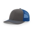 thumbnail image 1 of Gorra de béisbol Richardson 112 Trucker Snapback Split Charcoal/Royal, 1 of 7