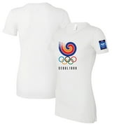 Angle View: 1988 Olympics Women's Seoul T-Shirt - White