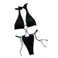 thumbnail image 2 of Lopeceal Sexy Cut Out One Piece Bathing Suit High Cut Cheeky Thong Monokini Swimsuit for Women Strappy Swimwear, 2 of 8