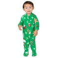 thumbnail image 6 of Footed Pajamas - Family Matching Green Christmas One Pieces for Boys, Girls, Men, Women and Pets - Adult - XLarge (Fits 6'4 - 6'7"), 6 of 8