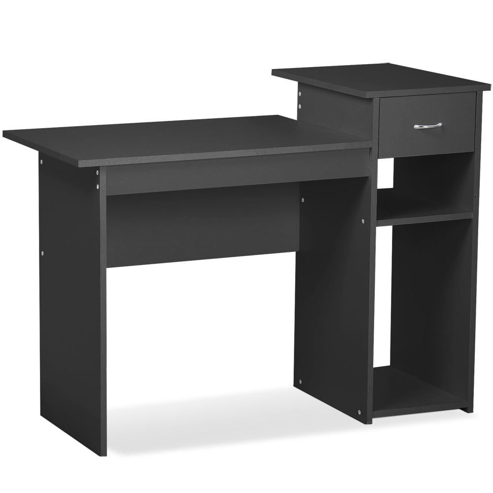 Yaheetech Small Spaces Home Office Black Computer Desk With