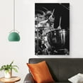 thumbnail image 4 of Drummer John_Bonham Rock Live Poster Poster Canvas Picture Printing Office Decoration, 4 of 5