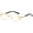Gold White, variant on Metal Steam Punk Sunglasses Men Women Oval Round Glasses Hip Hop Sun Glasses
