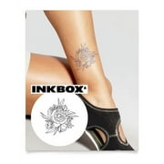 Inkbox Temporary Tattoos, Semi-Permanent Tattoo, One Premium Easy Long Lasting, Water-Resistant Temp Tattoo with For Now Ink - Lasts 1-2 Weeks, King of Flowers, 3 x 3 in