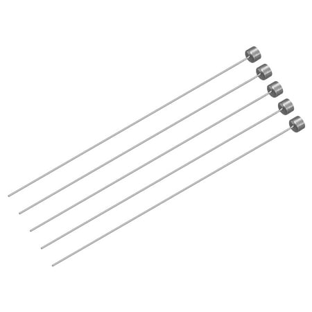 

5Pack Straight Ejector Pins 0.8mm (0.031 ) Dia. SKD61 Round Tip Punch 100mm (4 ) Long