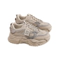 thumbnail image 1 of Zapatos casuales for mujer moda de estilo coreano, zapatos deportivas, caqui, 1 of 7
