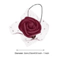 thumbnail image 2 of Rosa Artificial Flores Cabezas, Oscuro Rojoes 0.8 Pulgada-1 Pulgada  para DIY Manualidades Boda y Fiesta Decoración Pack de 144, 2 of 6
