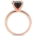 thumbnail image 4 of Everly Women's Garnet 10K Rose Gold Engagement Ring, 4 of 7